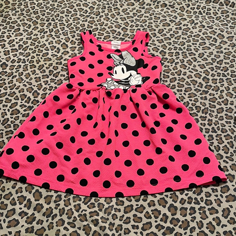 Minnie Mouse Pink Polka Dot Dress